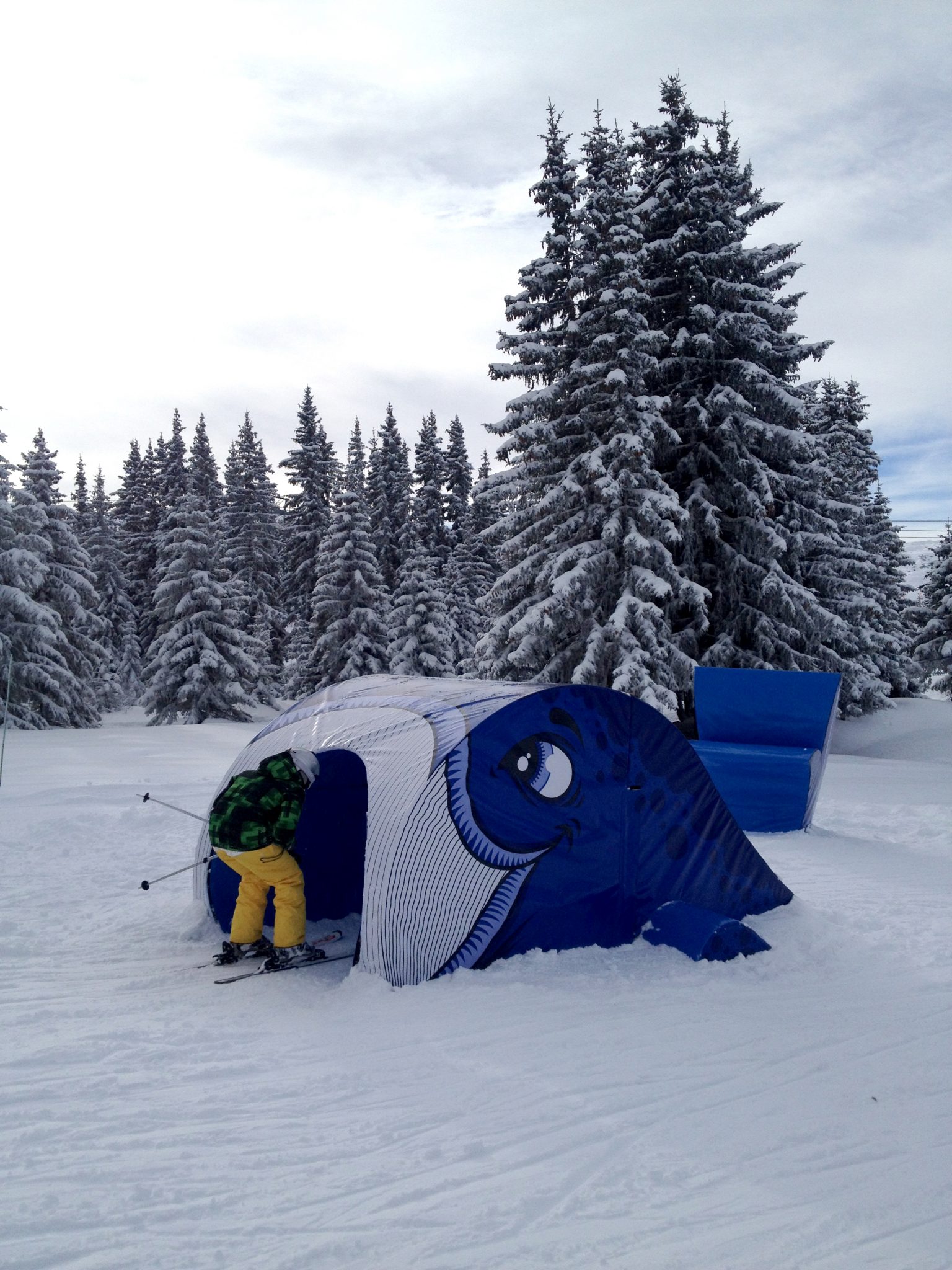 Création graphique pour la station Méribel