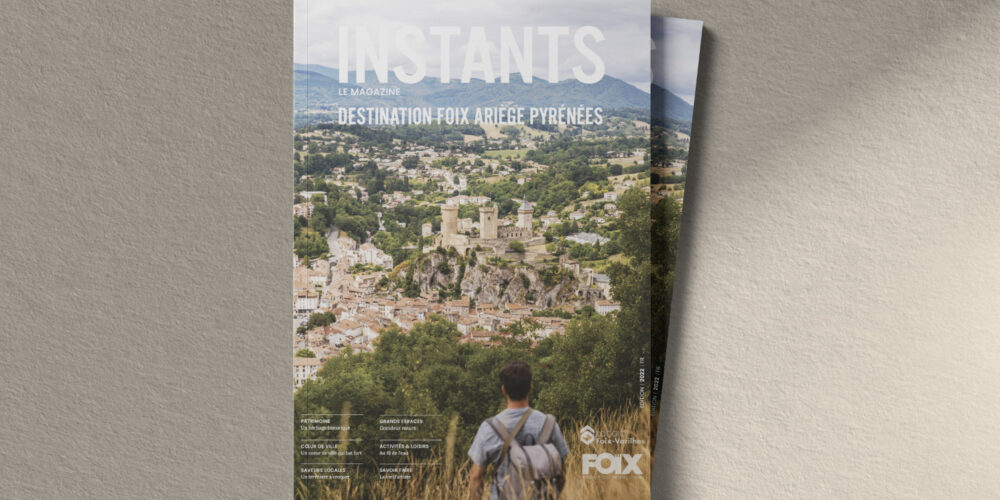 Magazine de l'Office de tourisme de Foix Ariège Pyrénées réalisé par l'Agence ho5