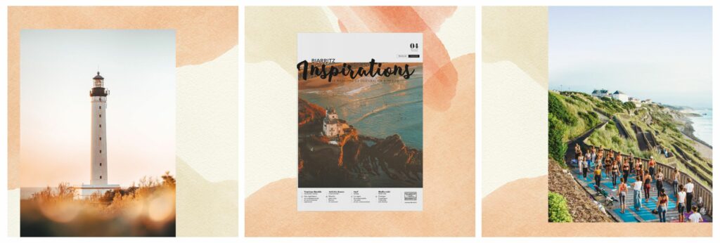 Edition 2023 du magazine "Biarritz Inspirations" par l'Agence ho5 et l'Office de tourisme de Biarritz