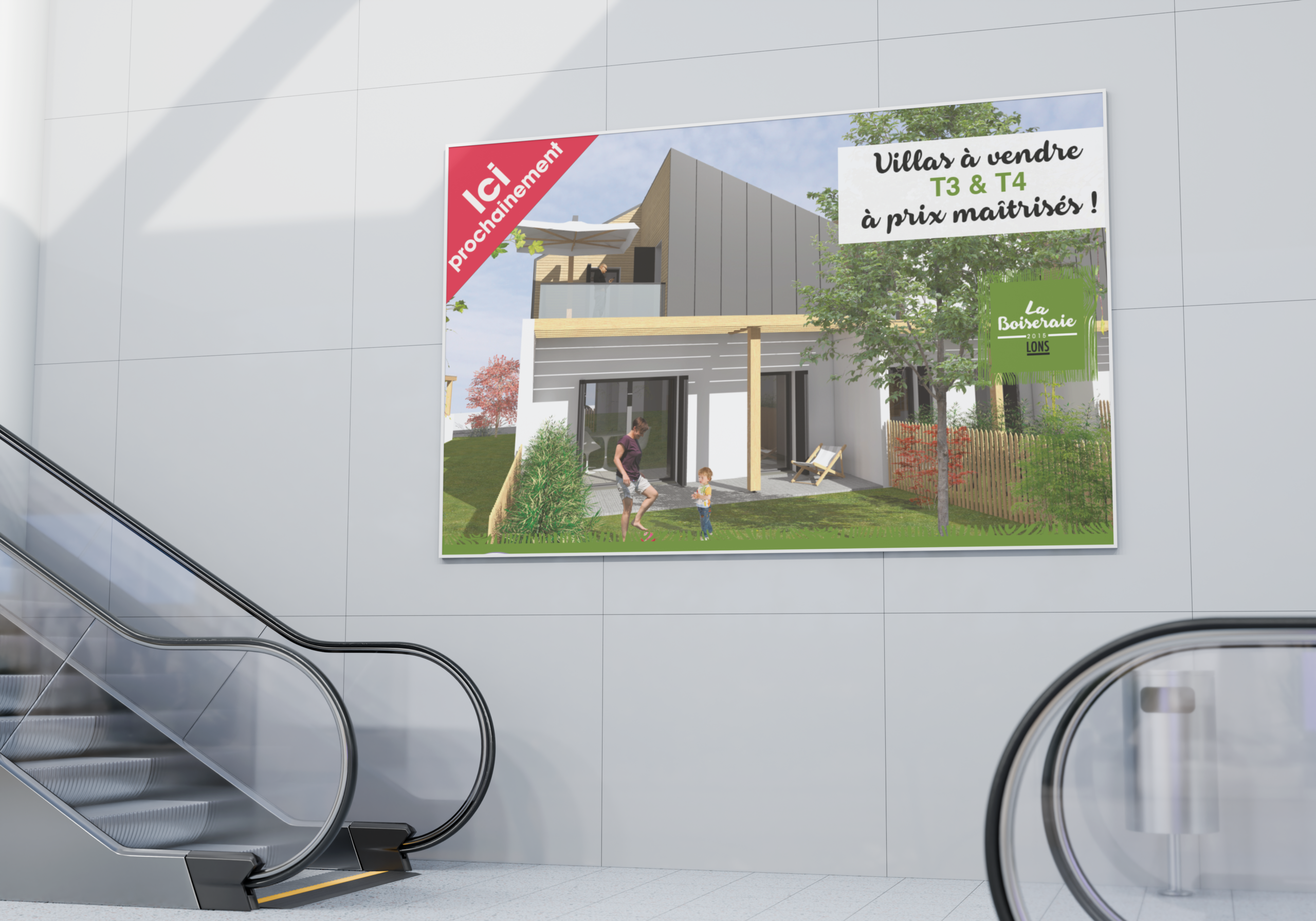 affiche publicitaire bearnaise habitat par agence ho5