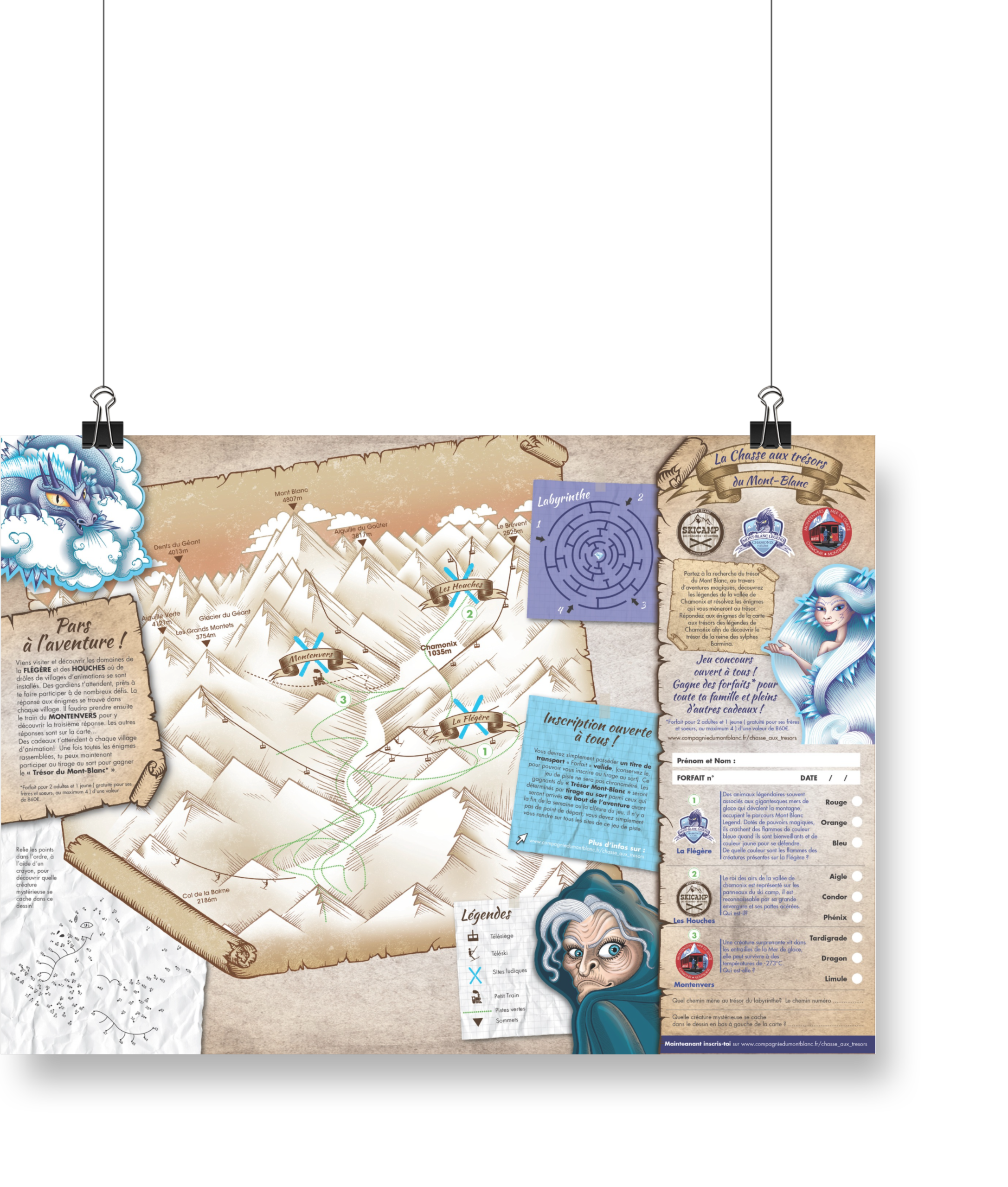 carte au tresor chamonix par agence ho5