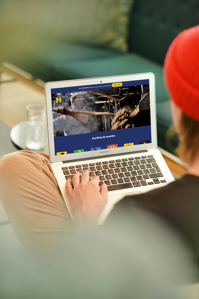 creation site internet bobs beer par agence ho5