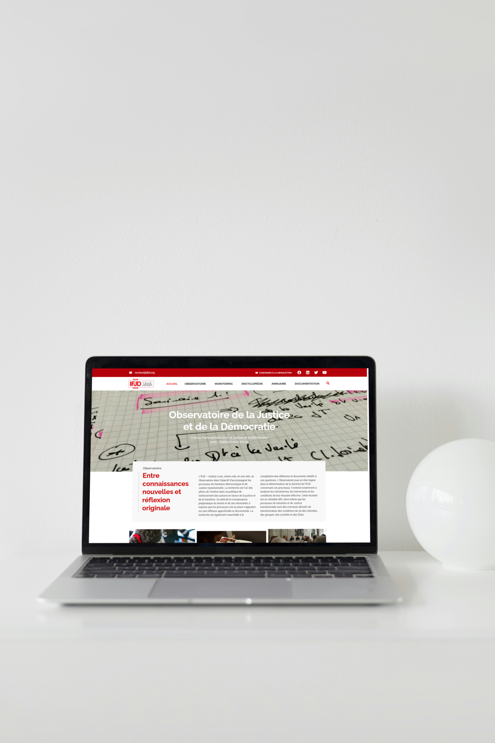 creation site observatoire justice et democratie ifjd par agence ho5