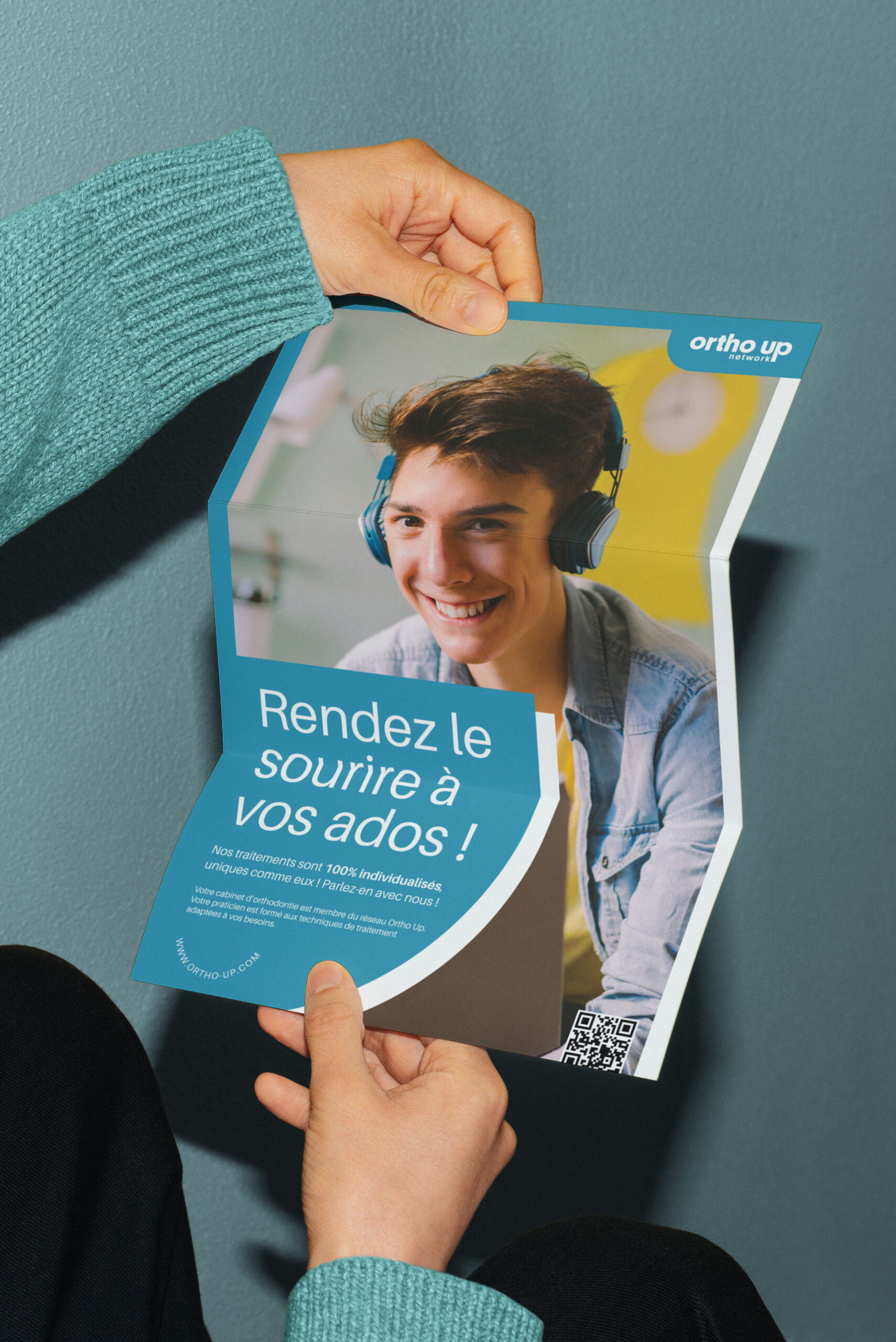 creation affiche publicitaire ortho up par agence ho5