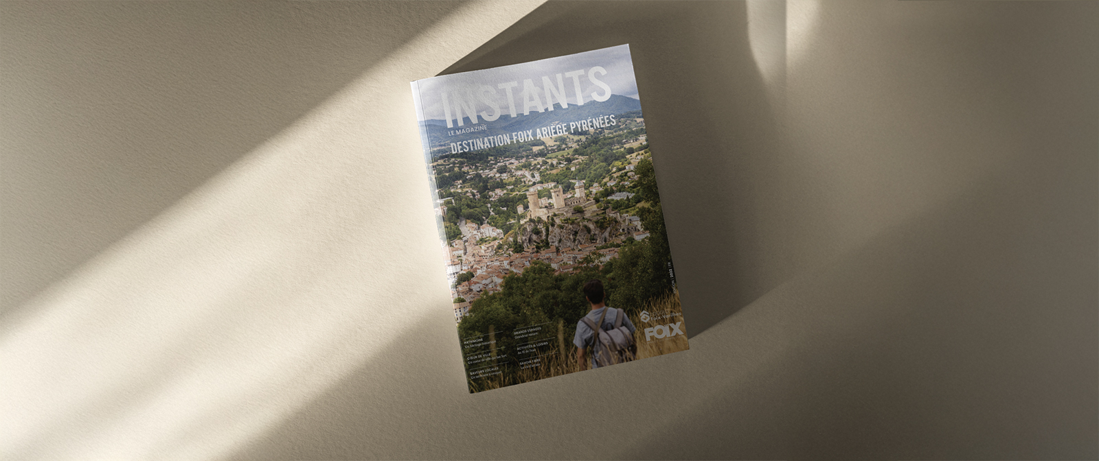 Magasine destination Instants Foix Ariege Pyrénées par Agence ho5