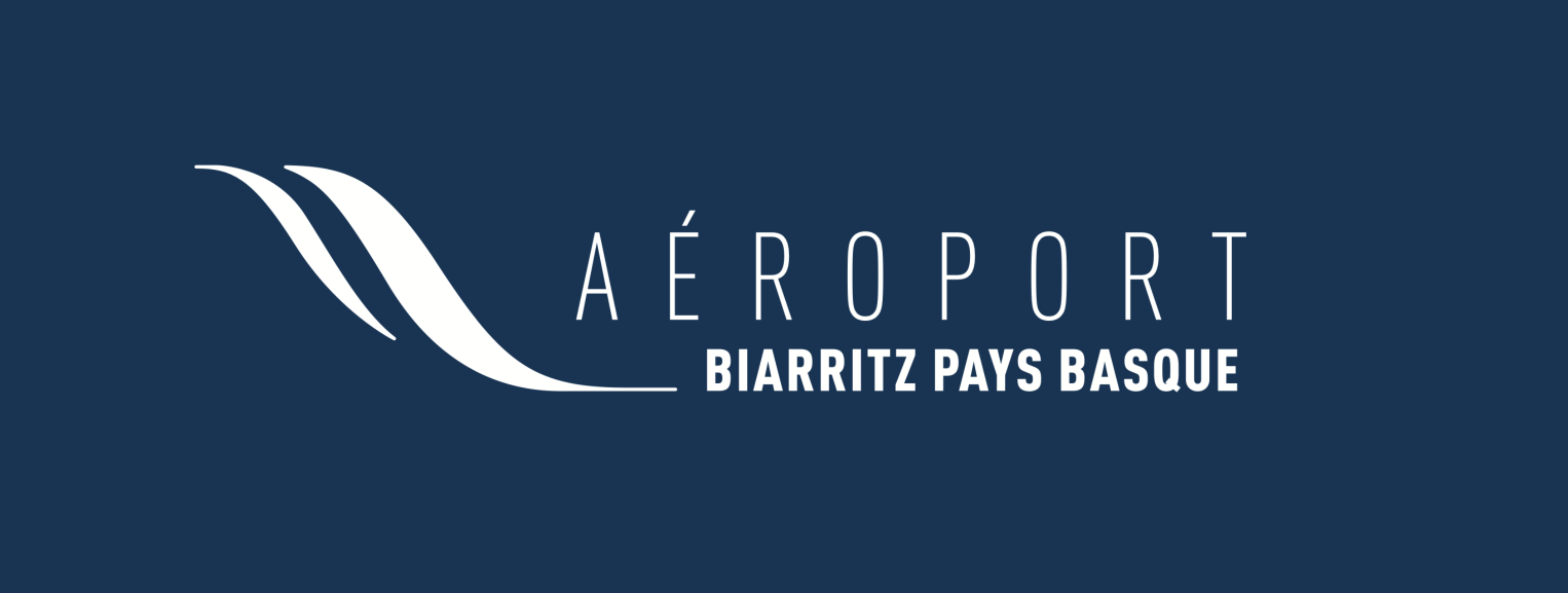 creation du logo aeroport biarritz pays basque par l'agence ho5