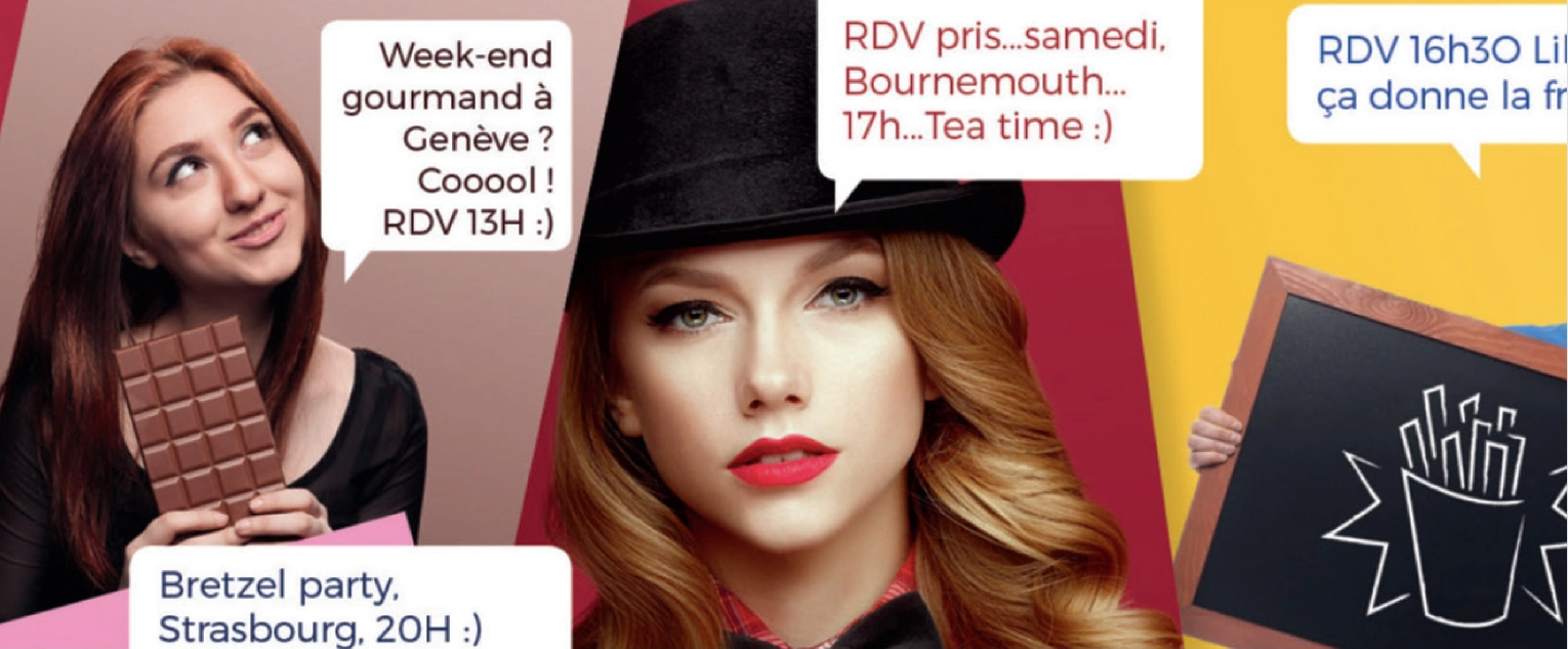 campagne affichage destinations aeroport biarritz pays basque par l'agence ho5