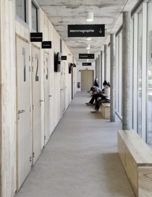 creation signaletique centre imagerie des landes par l'agence ho5