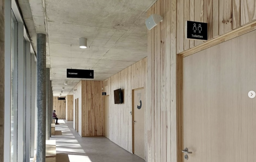 creation signaletique centre imagerie des landes par l'agence ho5