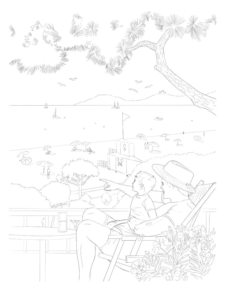 illlustration couverture magazine regard argeles sur mer par agence ho5