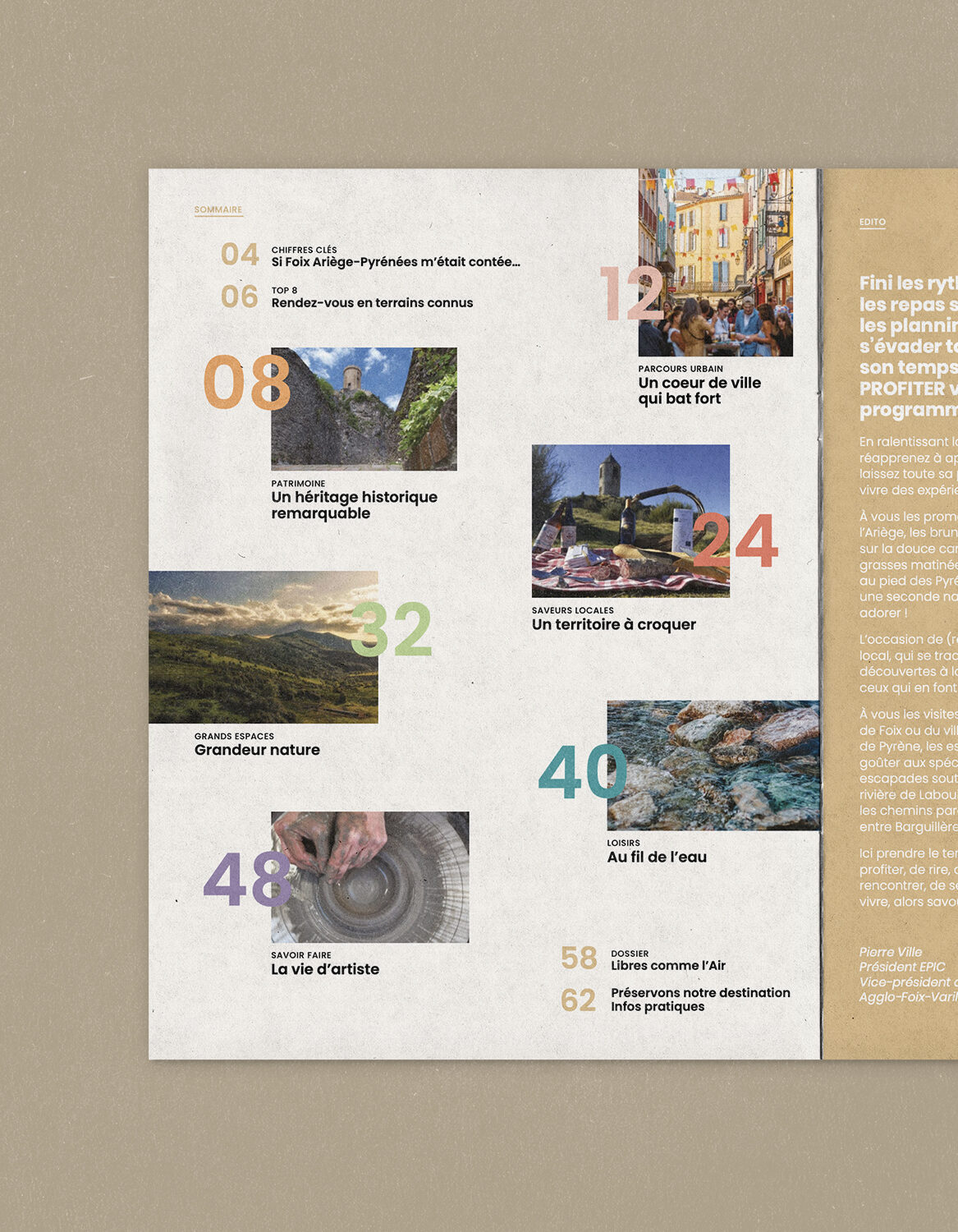 Magasine destination Instants Foix Ariege Pyrénées par Agence ho5