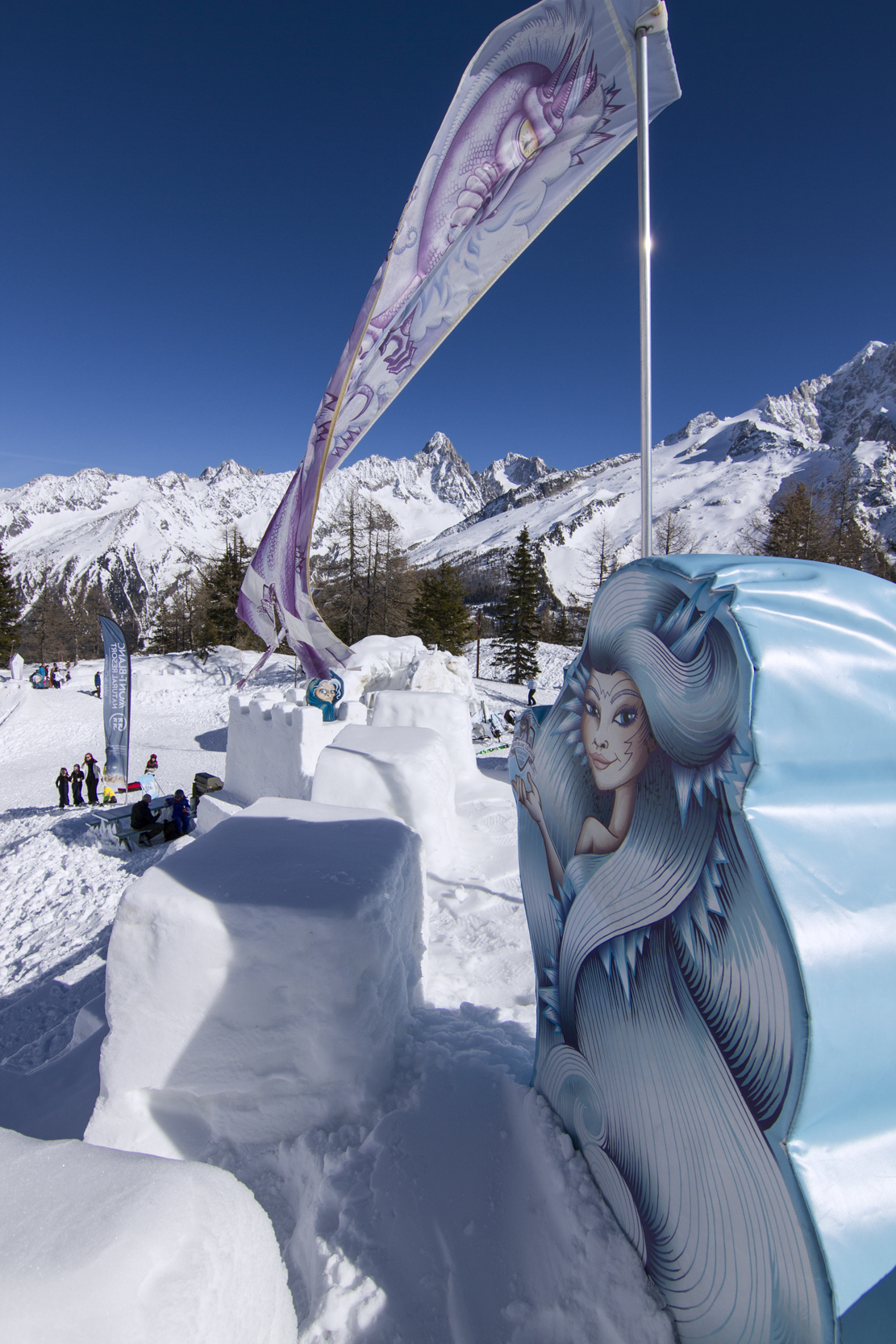 thematisation piste la flegere chamonix par agence ho5