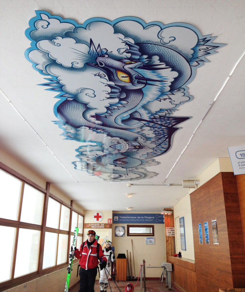 thematisation piste la flegere chamonix par agence ho5