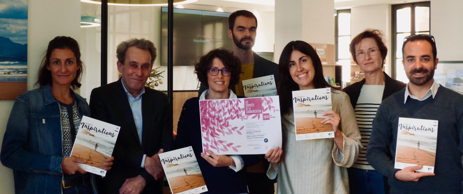 trophées de la communication agence ho5 Destination Biarritz