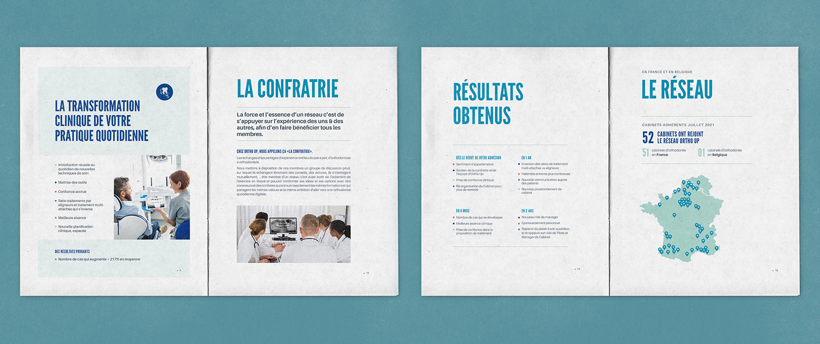 creation plaquette ortho up par agence ho5