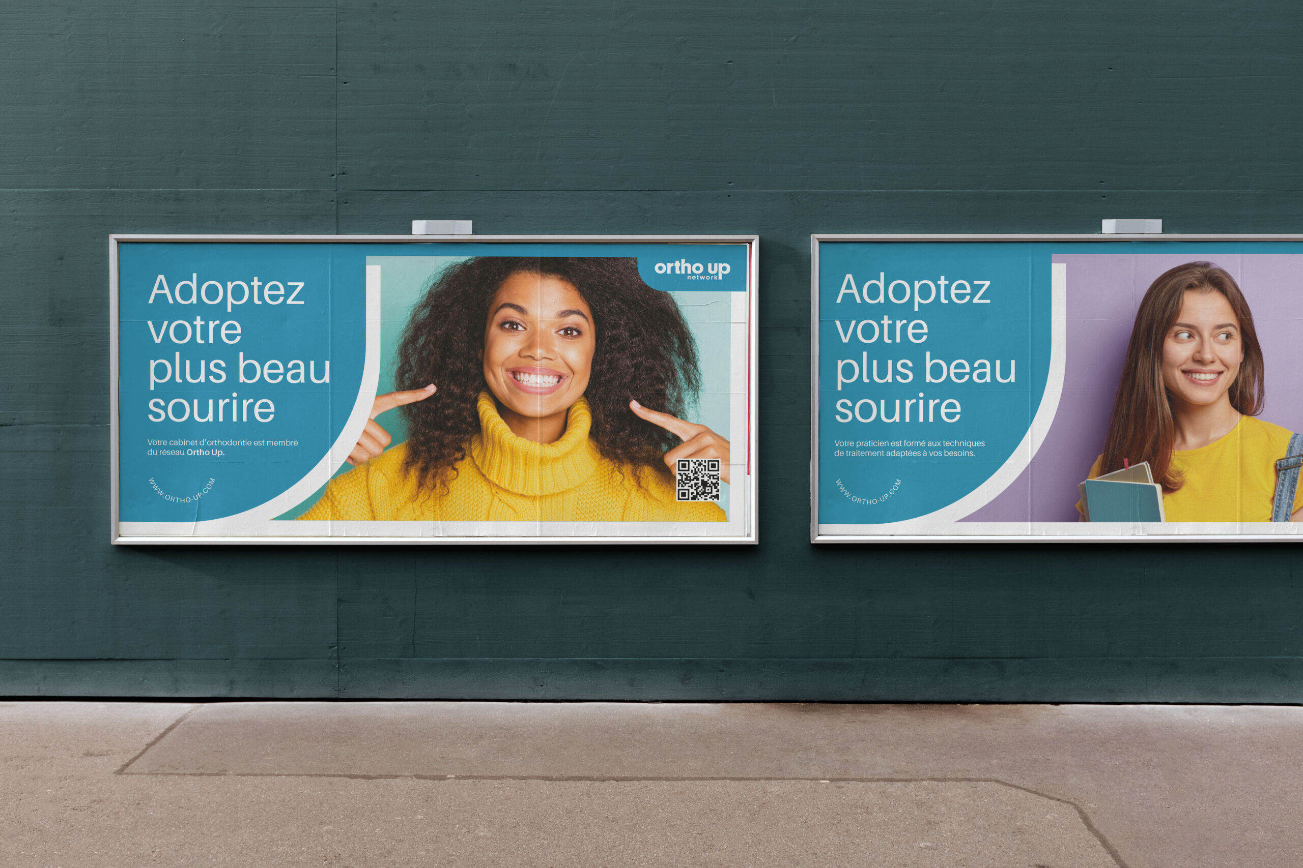 creation affiche publicitaire ortho up par agence ho5
