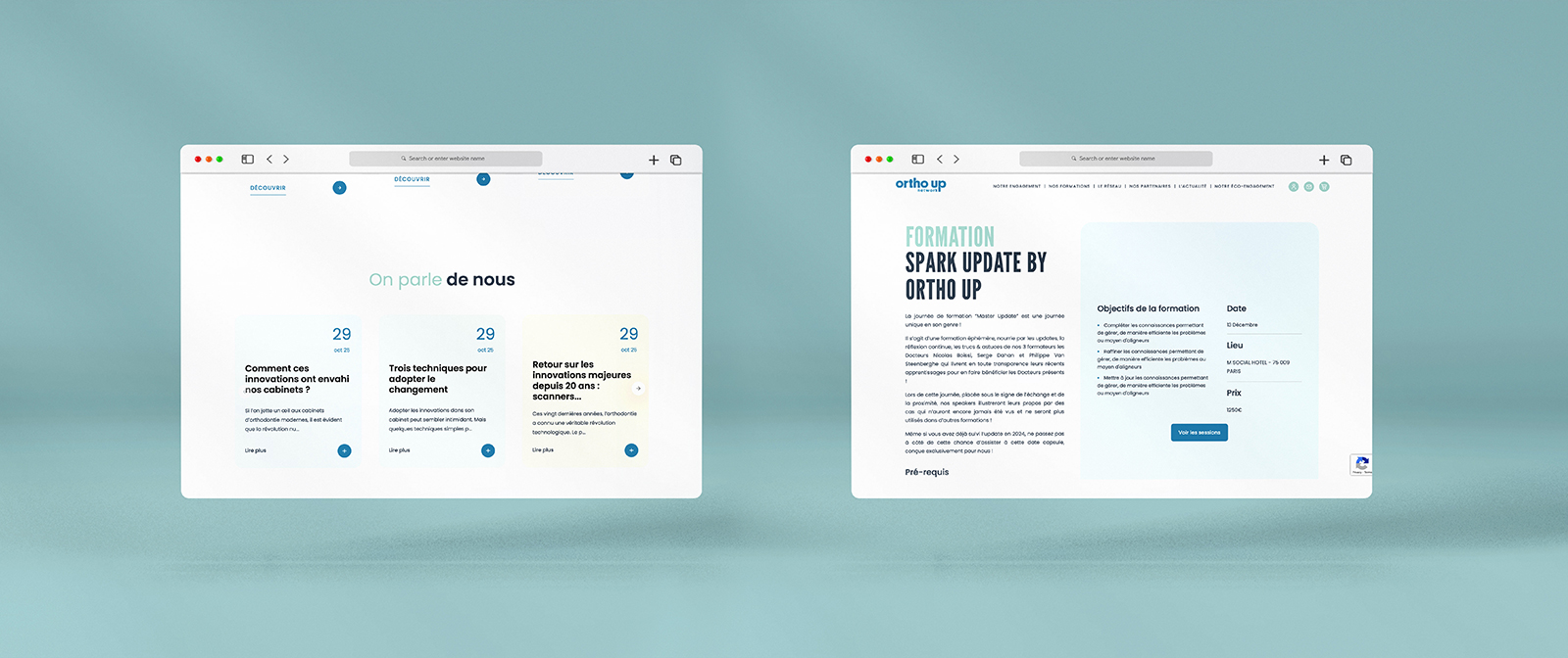 creation site internet ortho up par agence ho5