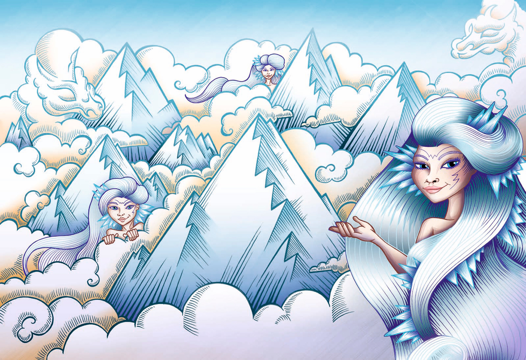 thematisation piste la flegere chamonix par agence ho5