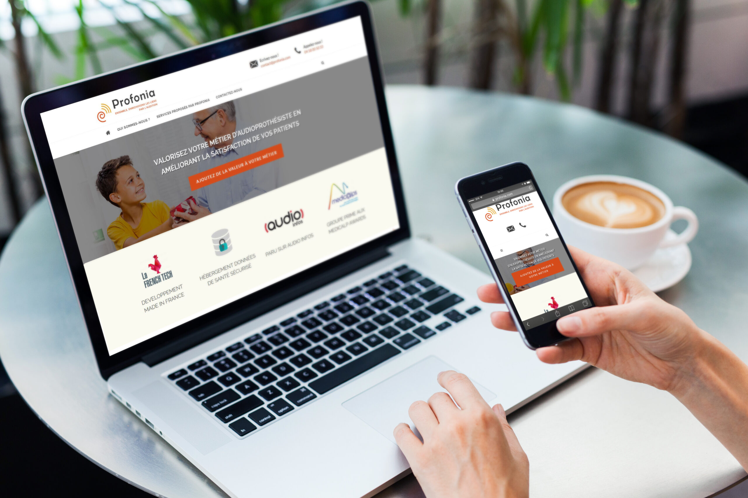 creation site web profonia