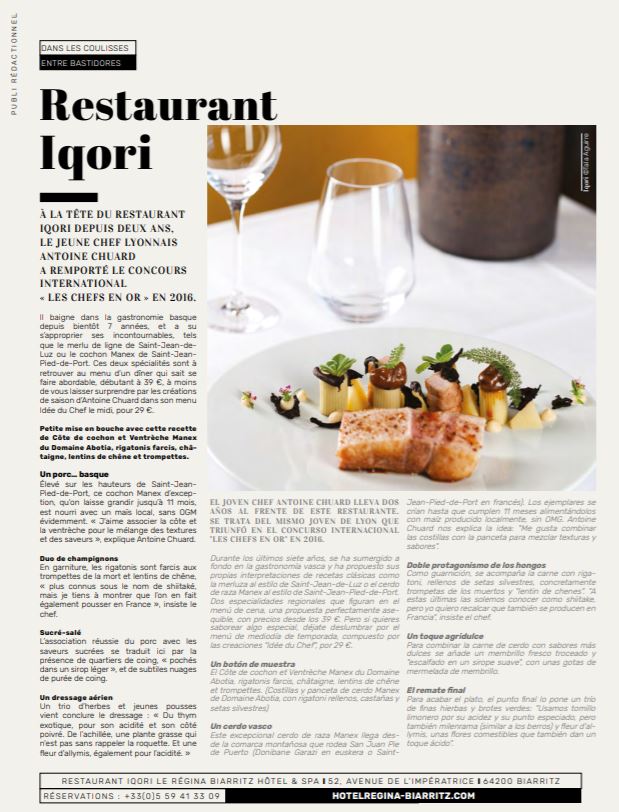 shooting photo iqori pour destination biarritz par agence ho5