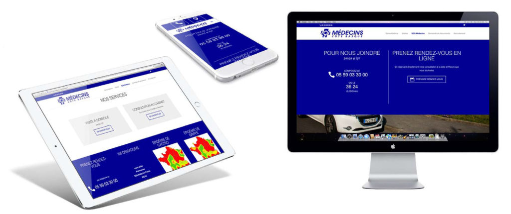 creation site web sos medecins par agence ho5