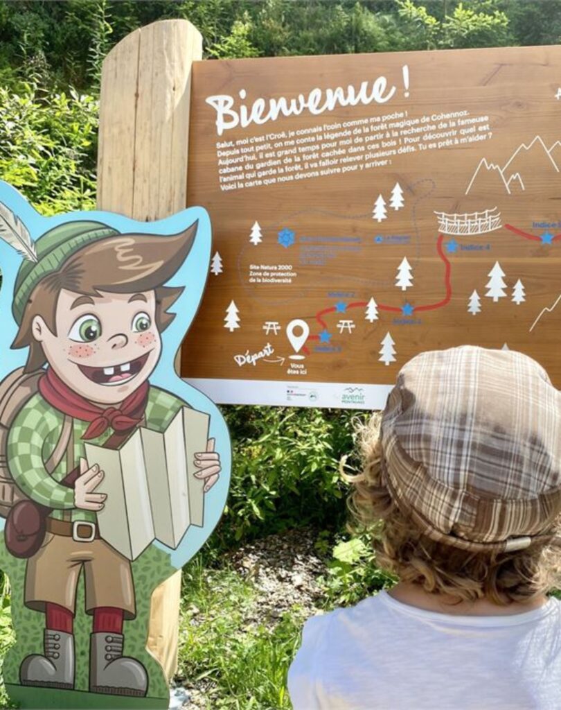 thematisation sentier le bois du croe par agence ho5