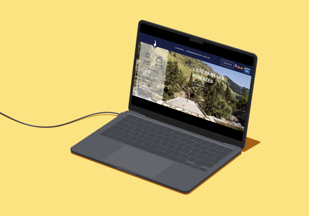 creation du site internet et live tv cauterets par agence ho5