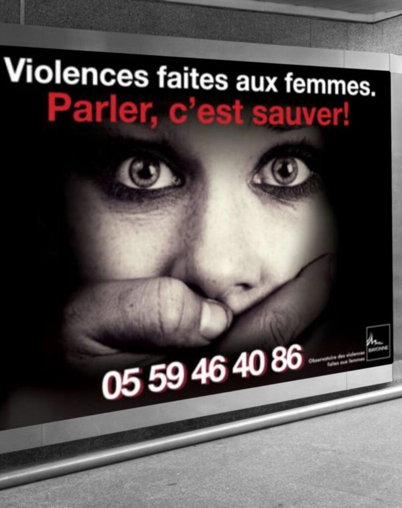 campagne sensibilisation violences faites aux femmes par agence ho5