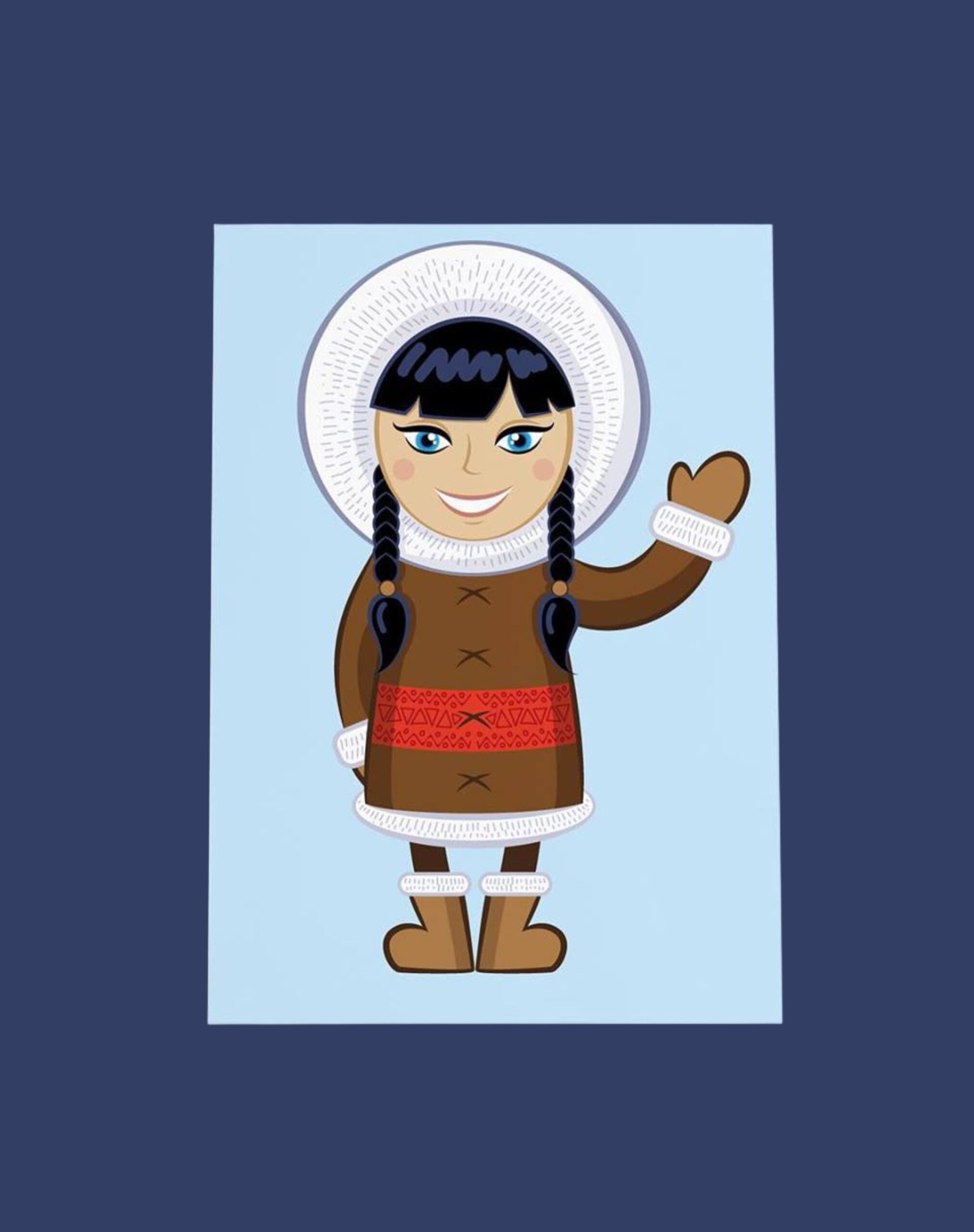 personnage meribel piste des inuits par agence ho5