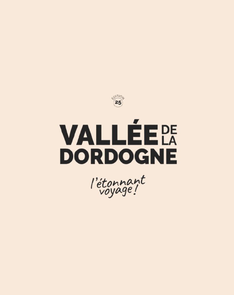 creation magazine touristique vallée de la dordogne par agence ho5