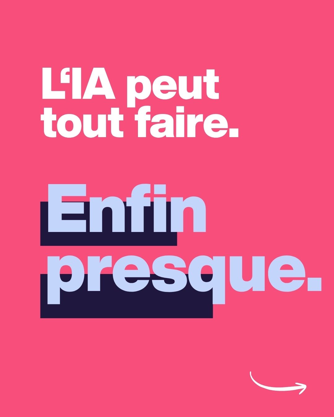 L&rsquo;IA écrit vite. Nous, on écoute d&rsquo;abord.